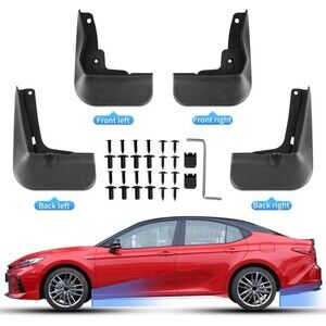 Toyota Camry 2025 LE SE XSE XLE Car Mud Flaps Splash Guards Mudflaps